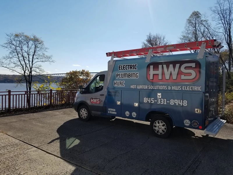 HWS service van in the Hudson Valley